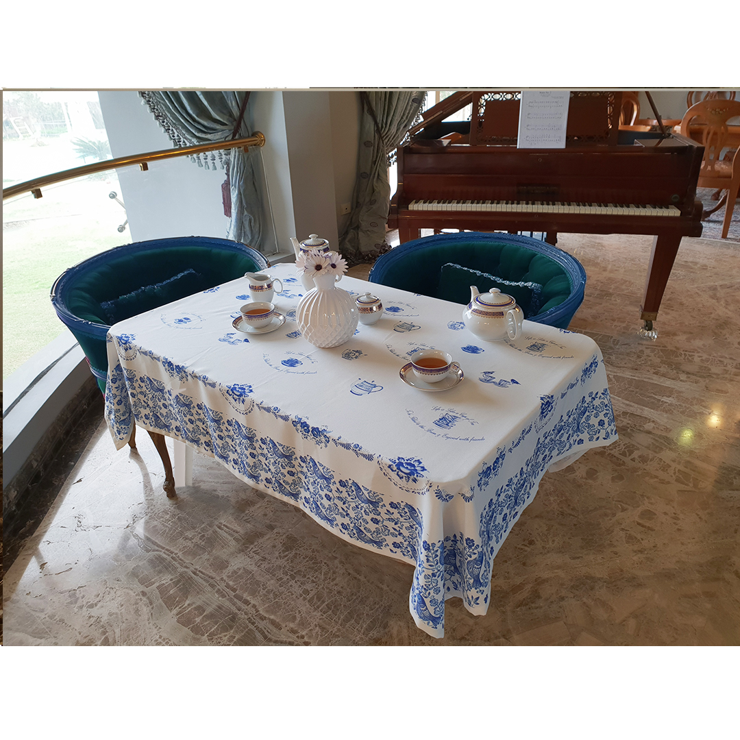 Cup of Tea Table Cloth (140 x 180 cm)